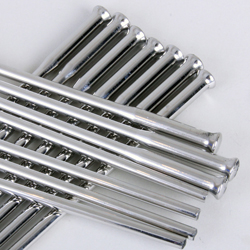 12&quot; Spoke Blank - 0.1875 Butt 6/7 Gauge - Polished Stainless Steel